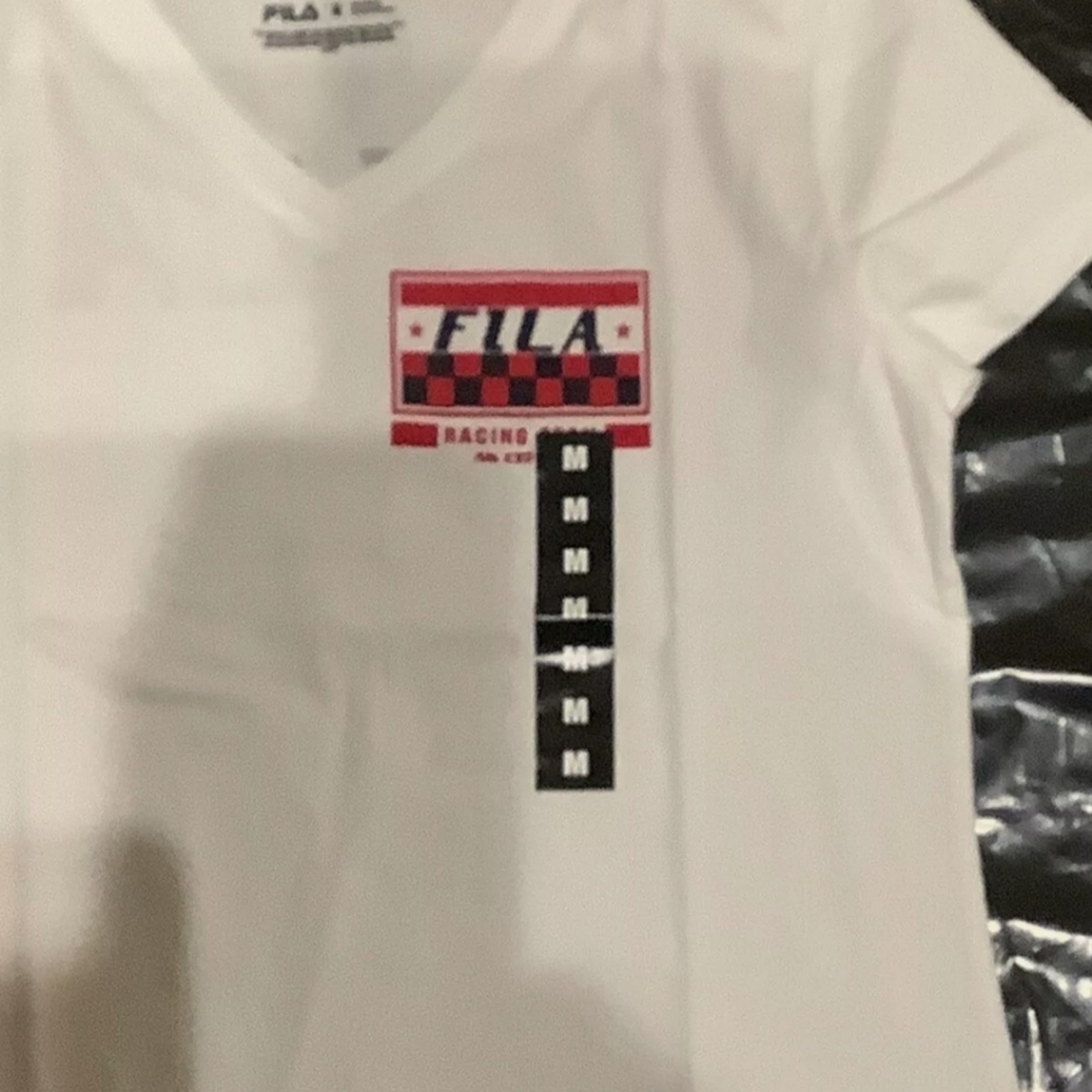 FILA  Racing Team V- Neck T Shirt Women's